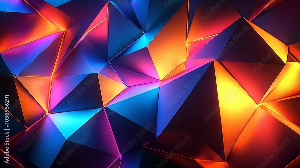 Colorful Geometric Abstract Background Design Colorful Geometric Abstract Background Design
