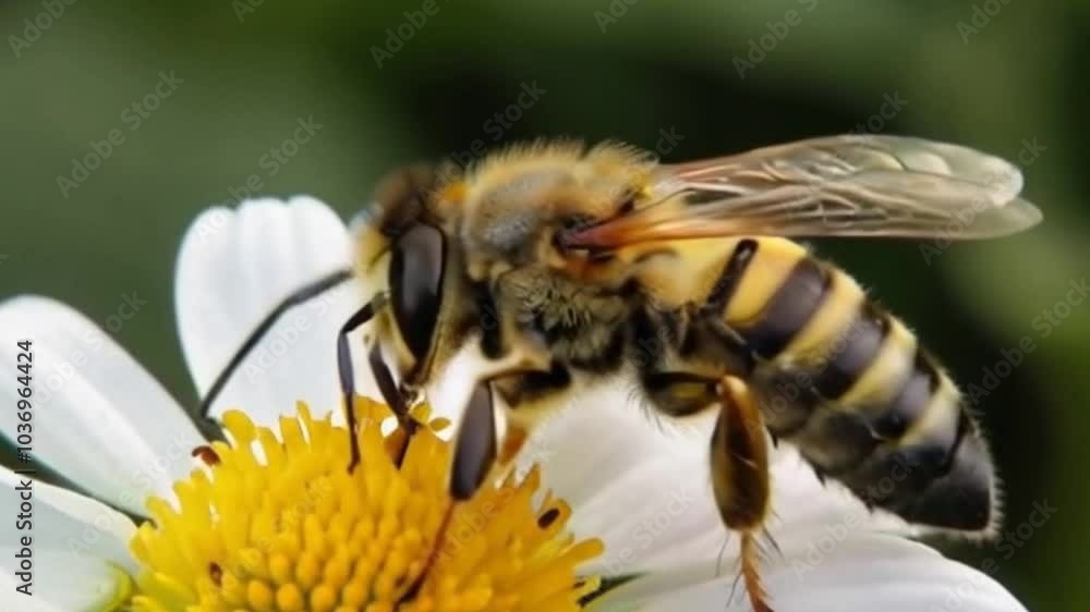 Honey bees look for honey in flowers and in their nests Honey bees look for honey in flowers and in their nests