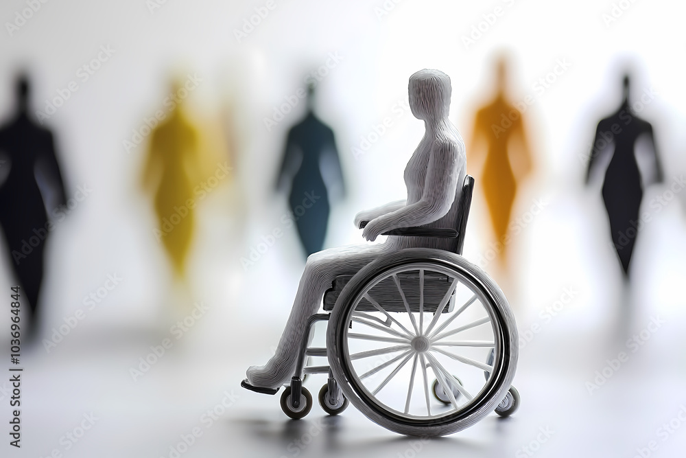An image of a person in a wheelchair, symbolizing inclusiveness, represents the values of equality, accessibility, and the celebration of diversit An image of a person in a wheelchair, symbolizing inclusiveness, represents the values of equality, accessibility, and the celebration of diversit