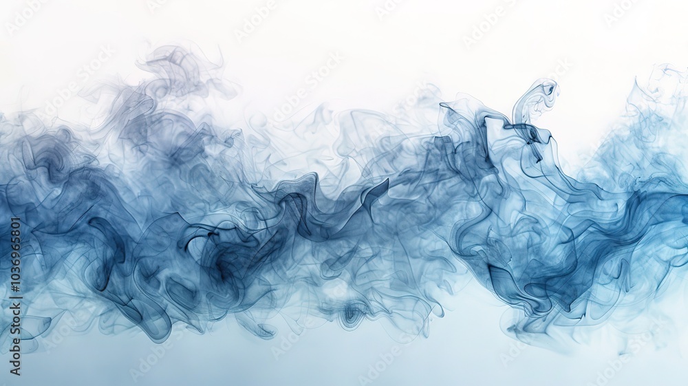 blue smoke Abstract Watercolor background blue smoke Abstract Watercolor background