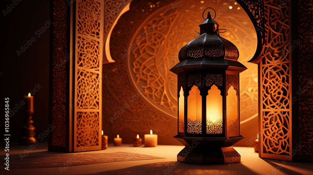 A lantern with a decorative design on the wall and a wall behind it. A lantern with a decorative design on the wall and a wall behind it.