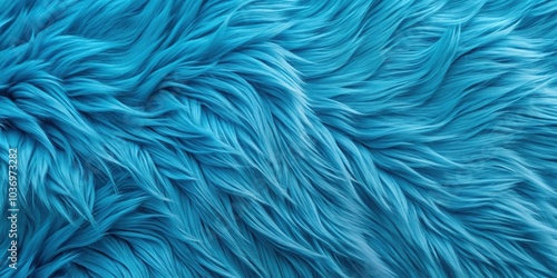 Abstract soft blue fur background illustration with texture, ideal for stock photos