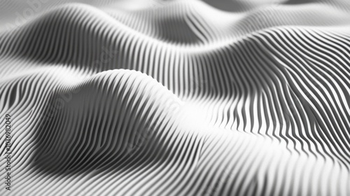 Wallpaper Mural Abstract White Wave Patterns for Background Design Torontodigital.ca