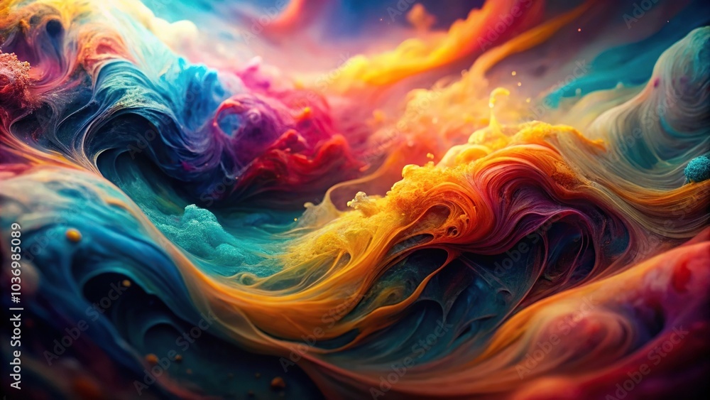 Abstract ink texture background with Depth of Field effect Abstract ink texture background with Depth of Field effect