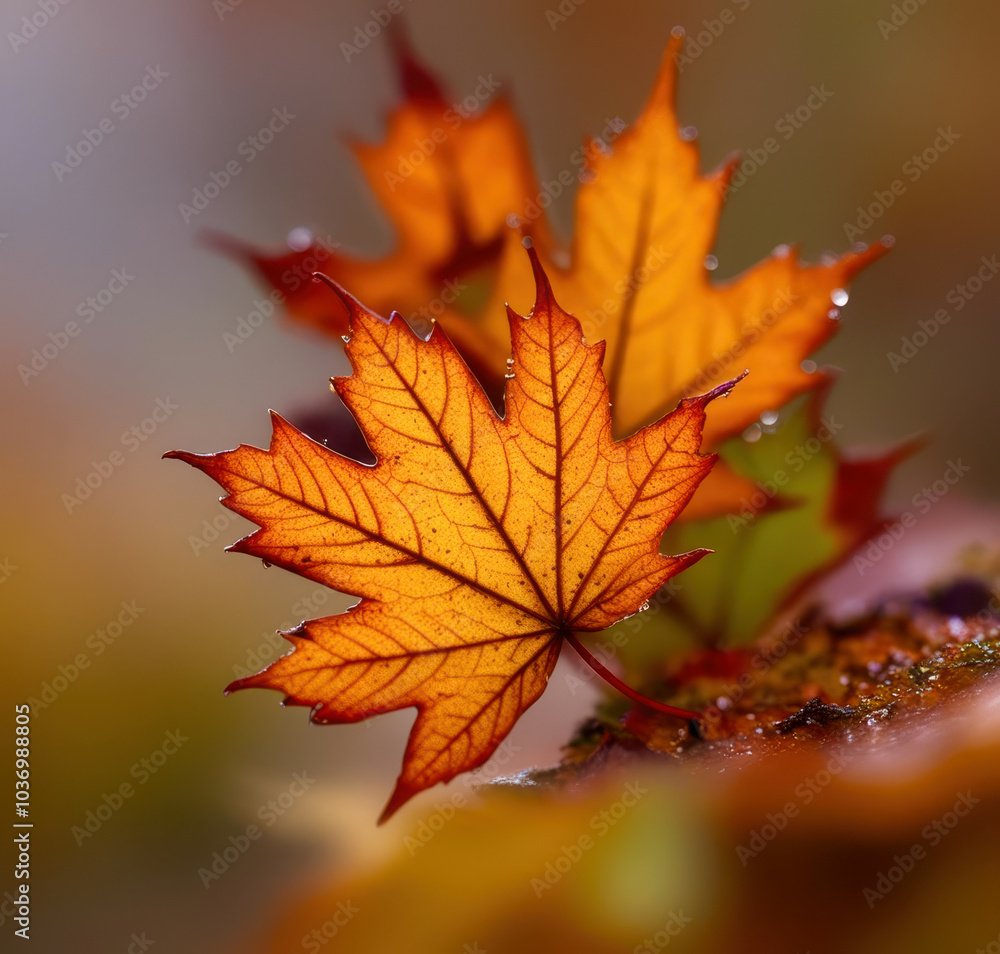 A leaf is shown in a close up with the veins clearly visible A leaf is shown in a close up with the veins clearly visible