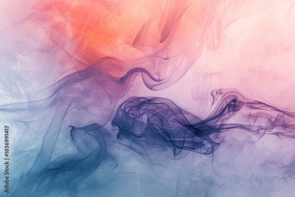 A colorful smokey background with a blue and pink hue A colorful smokey background with a blue and pink hue