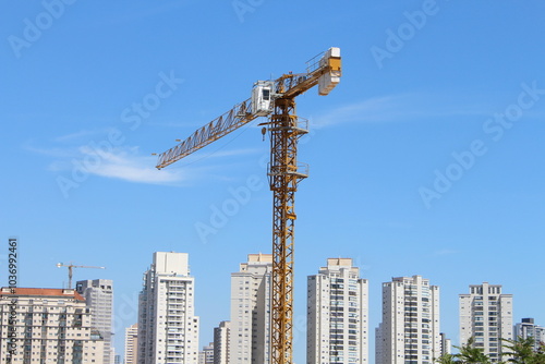 Tower crane landscape
