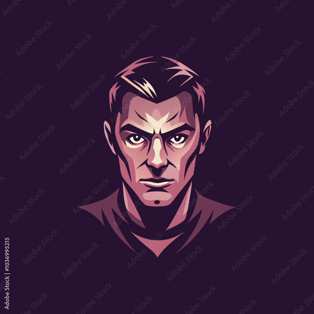 Flat style icon of an professional man Flat style icon of an professional man