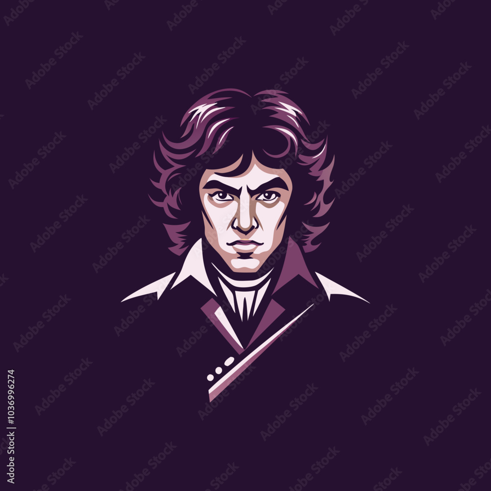 A flat icon of professor avatar A flat icon of professor avatar