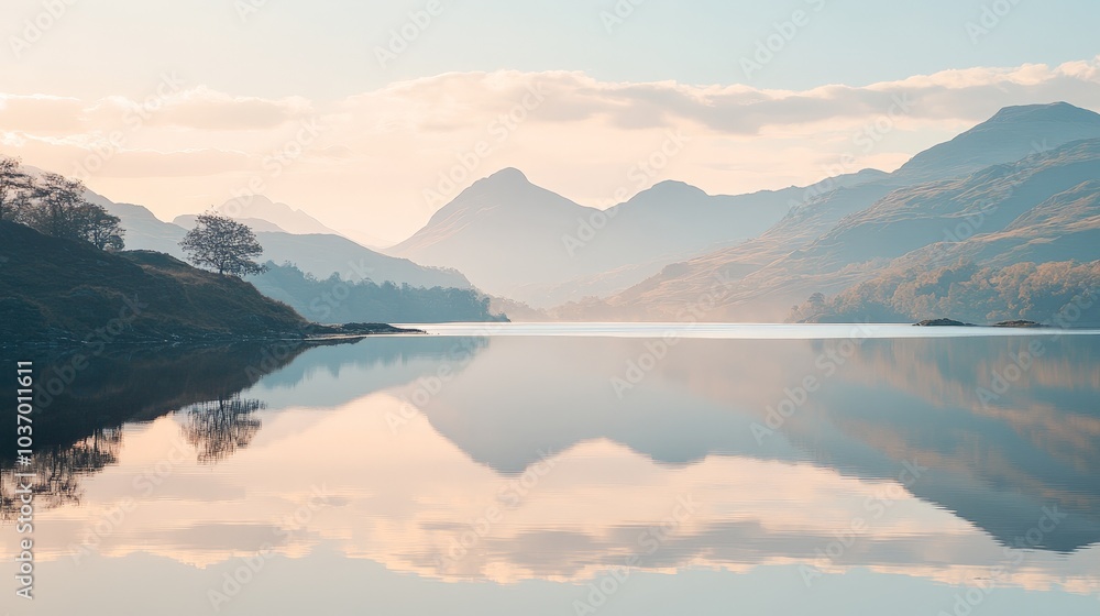 Serene Reflections: Captivating Mountain Landscapes Mirrored on Tranquil Waters at Dawn, Inviting Moments of Peace and Natural Beauty. Serene Reflections: Captivating Mountain Landscapes Mirrored on Tranquil Waters at Dawn, Inviting Moments of Peace and Natural Beauty.