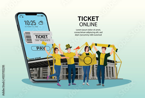 icon logo sign sport ticket app design vector