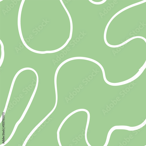 Seamless abstract pattern with squiggles and scribbles. Weaved curved lines. Chaotic ink scribbles decorative texture. Messy doodles, wavy and curly lines.