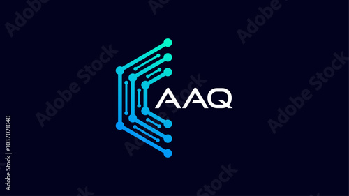 AAQ infinity initial letter logo icon design vector. simple letter.. AAQ  color vector logo concept. AAQ  logo vector ,infinity.
 photo