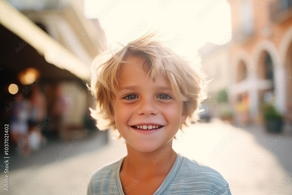 Portrait of a cute little boy with blond hair and blue eyes Portrait of a cute little boy with blond hair and blue eyes