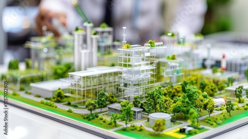 High Fidelity Model of Urban Green Development