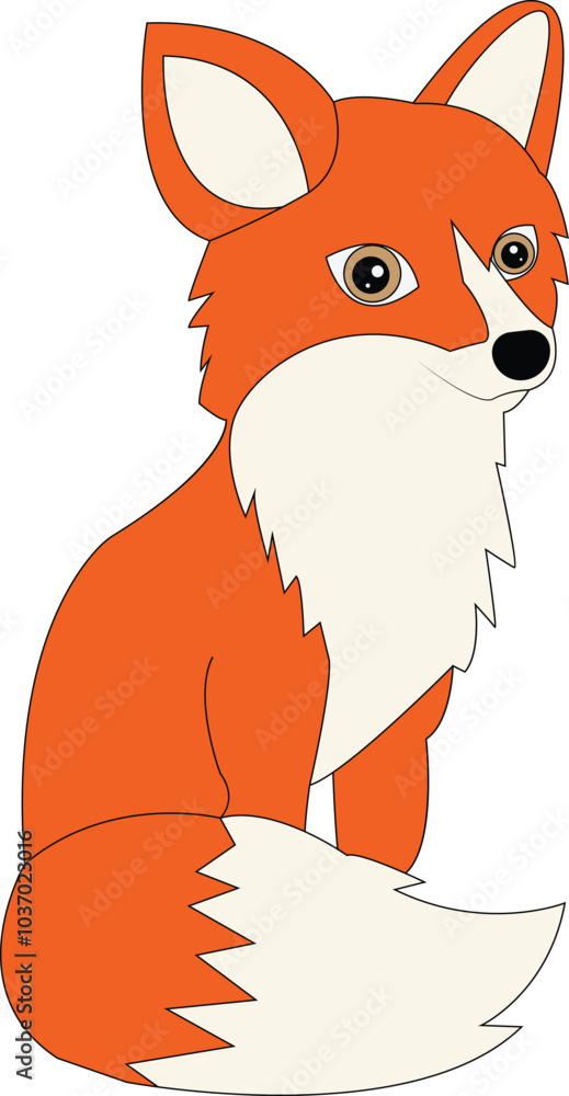 Obraz premium wolf Animal Cute Illustration