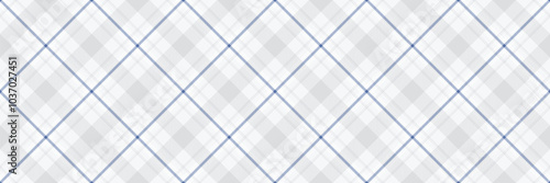 Template pattern check textile, no people background seamless tartan. Collection vector plaid texture fabric in white and gainsboro colors. photo