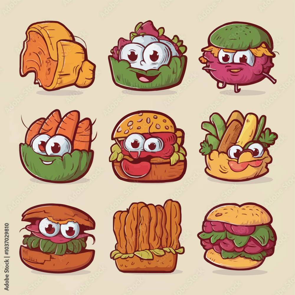 Fototapeta premium Creative food Victor collection