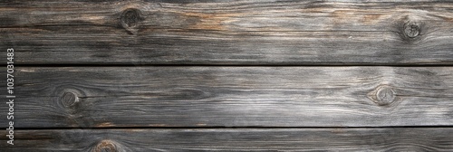 Premium Gray Wood Plank Texture Background with Copy Space. Natural Weathered Banner