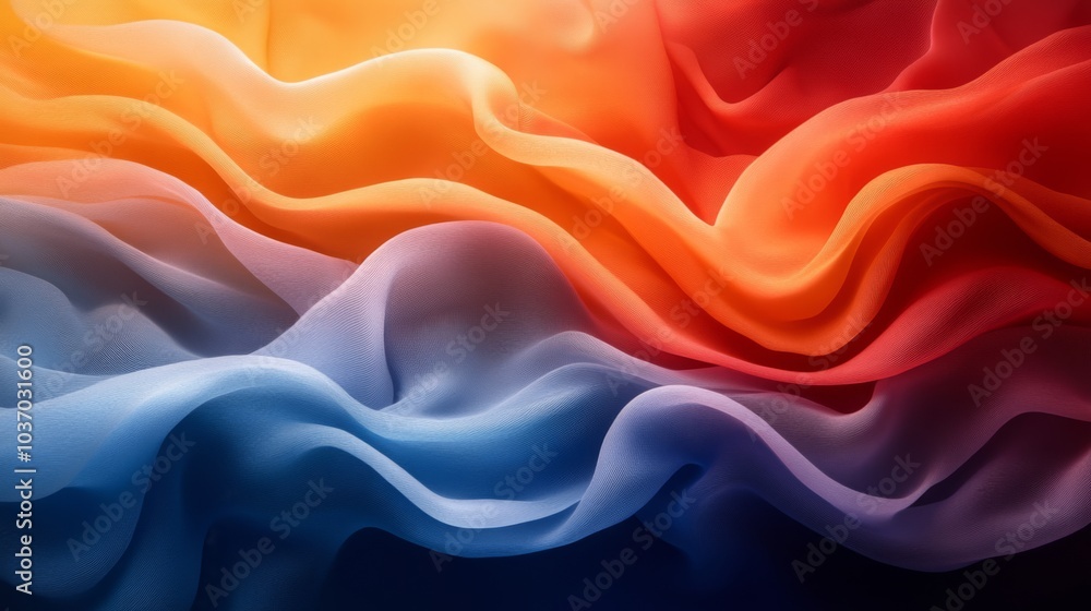 Obraz premium Abstract Fabric Waves