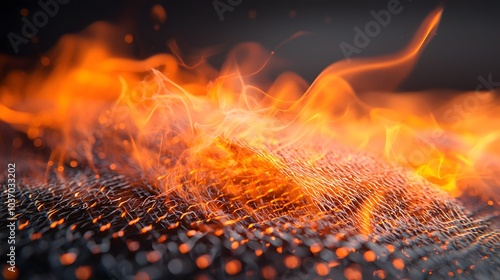 Thermal Resistance of Composite Fibers in Action