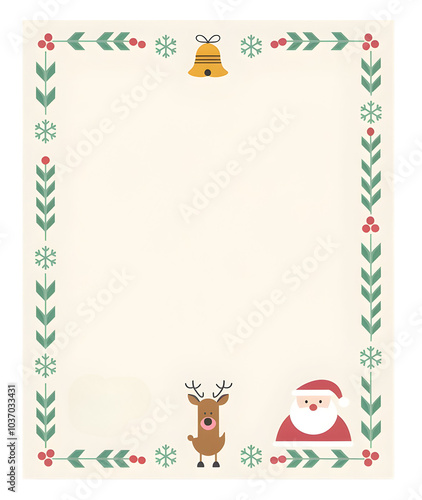 christmas letter paper