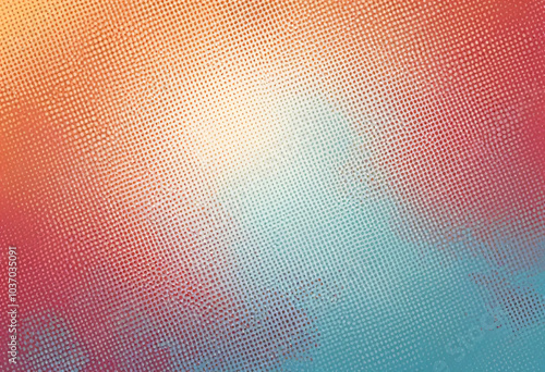 Abstract background with a dynamic halftone effect