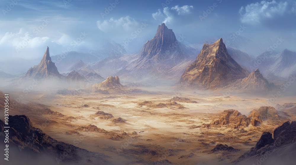 Fototapeta premium Majestic Mountain Landscape