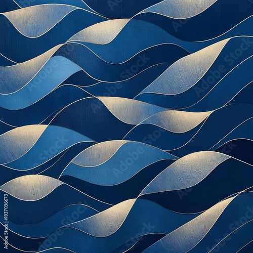 create a modern pattern based on dhow boat sails