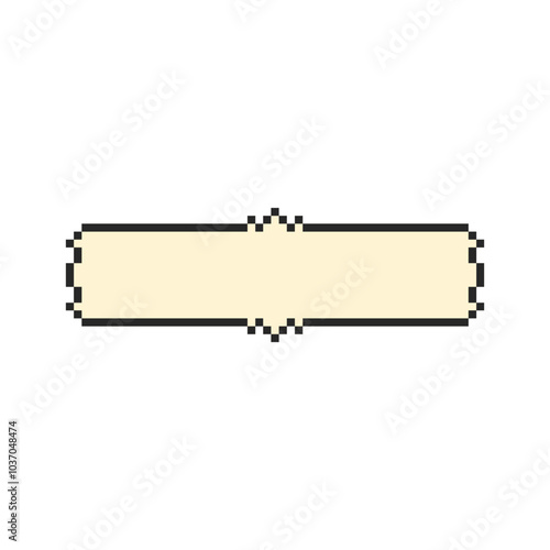 border frame rectangle pixel art
