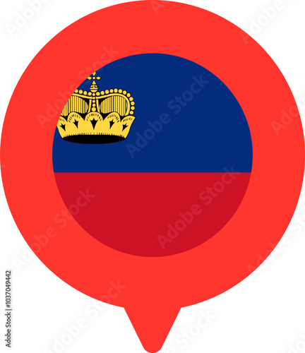 Liechtenstein Flag On Pin Icon Free Download Liechtenstein Flag On Pin Icon - GFXLoad