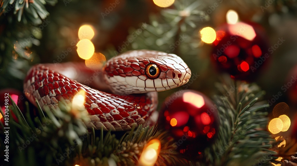 The symbol of 2025 is a New Year's snake The symbol of 2025 is a New Year's snake