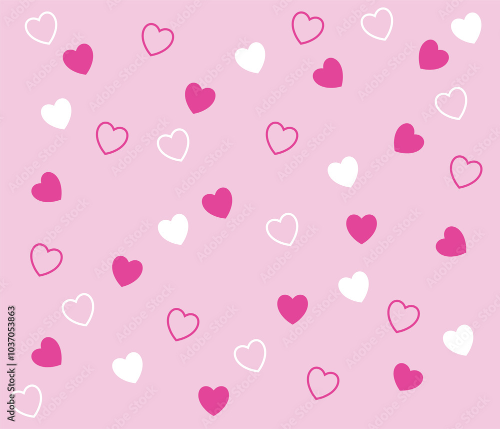 seamless pattern with hearts for valentines day seamless pattern with hearts for valentines day