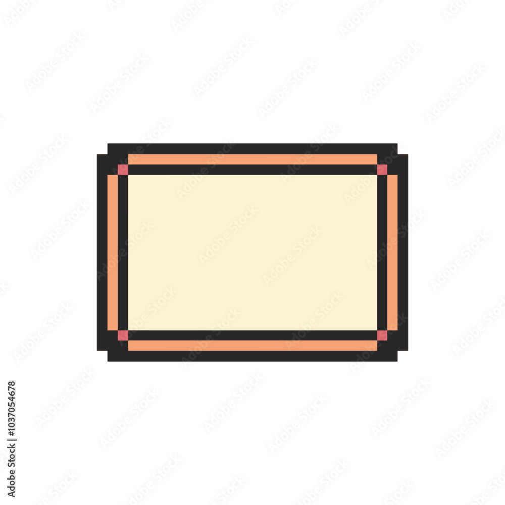 border frame rectangle pixel art border frame rectangle pixel art