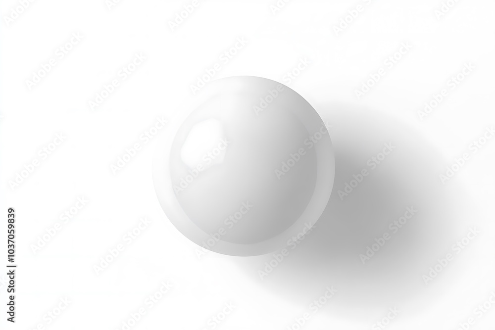 White stress ball mockup top view White stress ball mockup top view