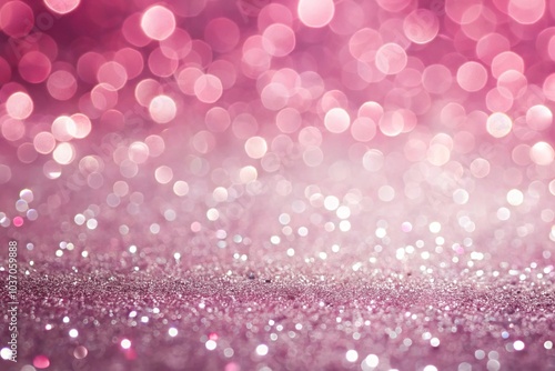 Abstract light pink sparkle glitter background with a tilted angle