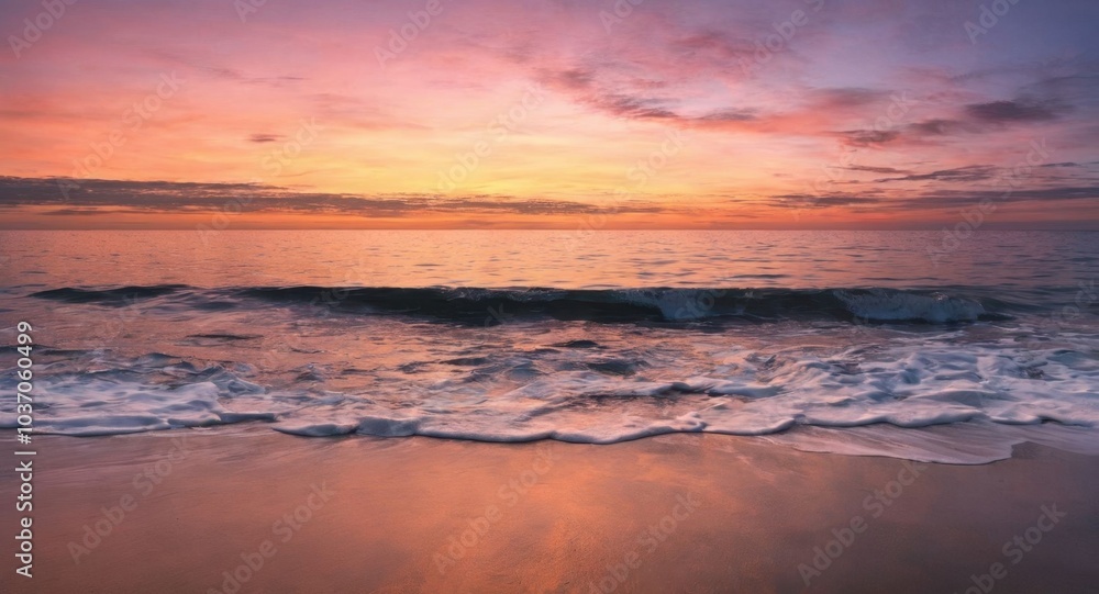 sunset over the sea sunset over the sea