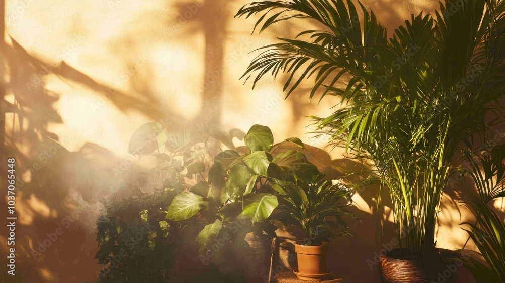 Obraz premium Sunlight Through Plants
