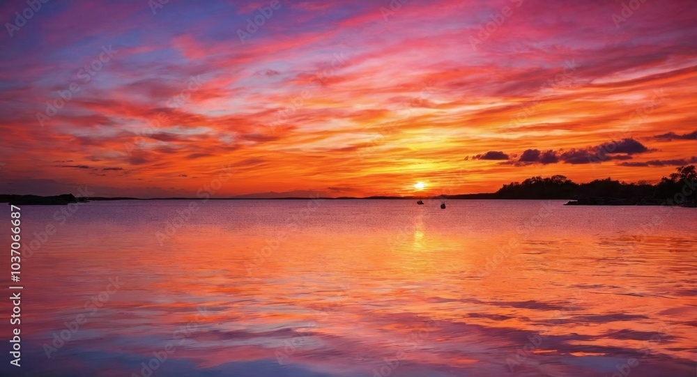 sunset over the sea sunset over the sea