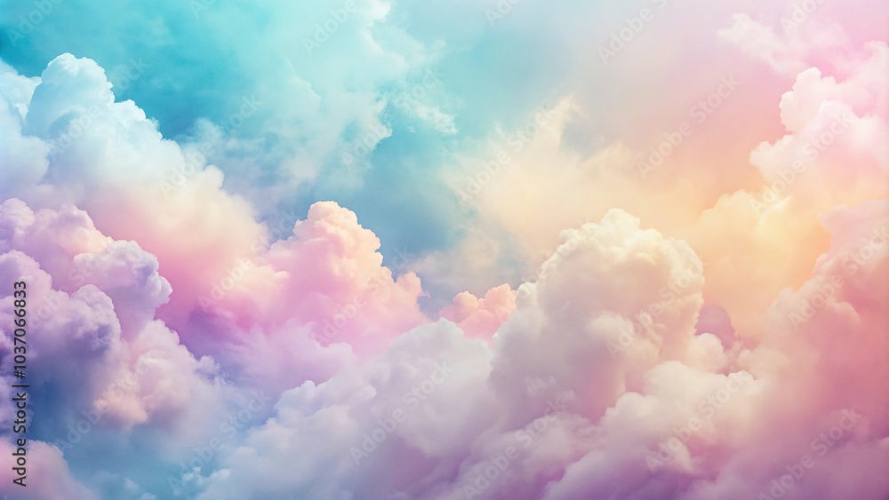 abstract pastel colored cloud background abstract pastel colored cloud background