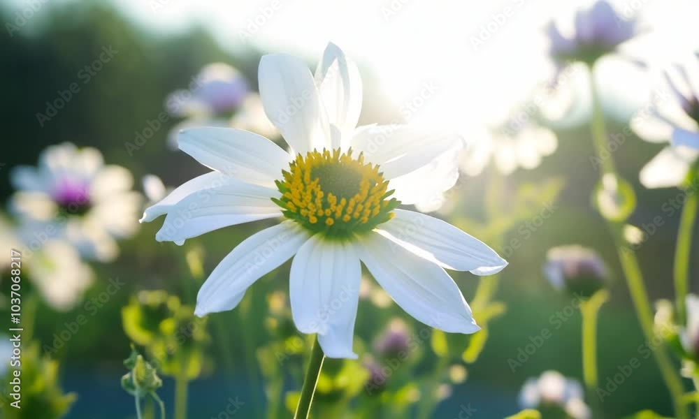 A close-up of a white flower with a bright background, capturing nature's beauty. A close-up of a white flower with a bright background, capturing nature's beauty.
