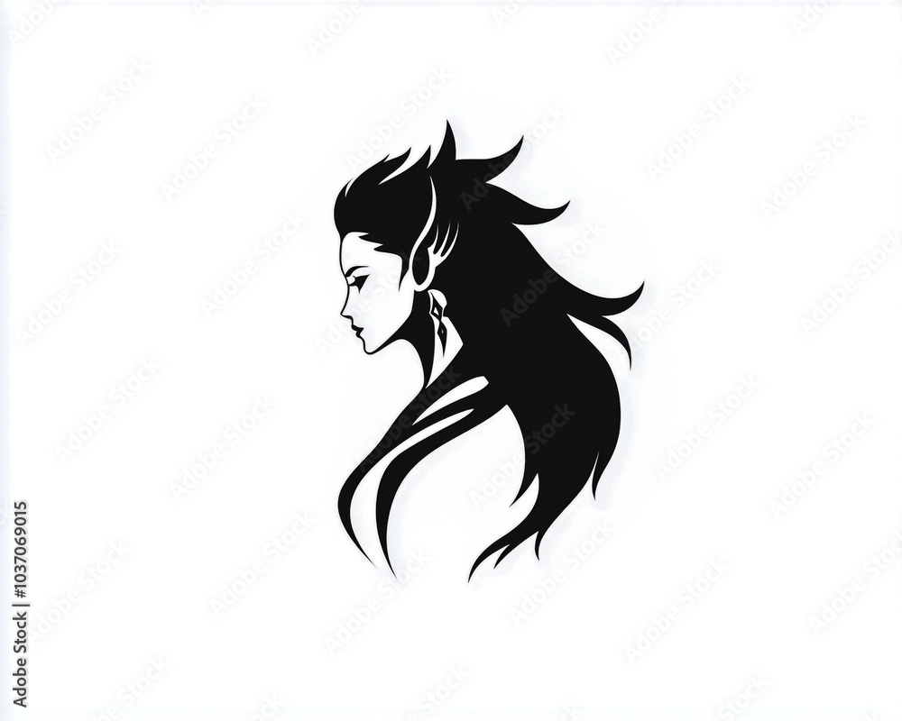 Logo of Fantasy, simple and minimalistic, on a solid white background. Logo of Fantasy, simple and minimalistic, on a solid white background.