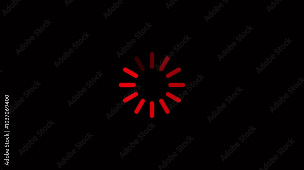 Loading Circulo Video Loading Circle Video with Glow. Loading Animation on Transparent ...