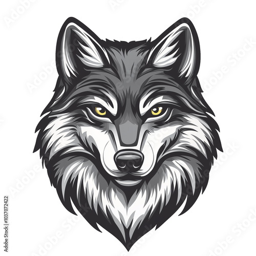 Stylish Animal Mascot Illustration Isolated on Transparent Background