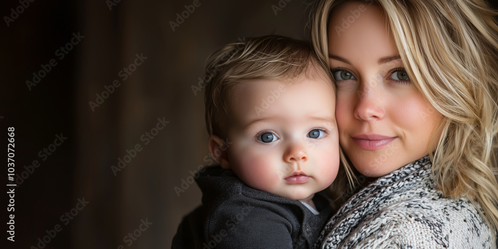 Mother with loving baby, nothing like the protection and care of a mother Mother with loving baby, nothing like the protection and care of a mother