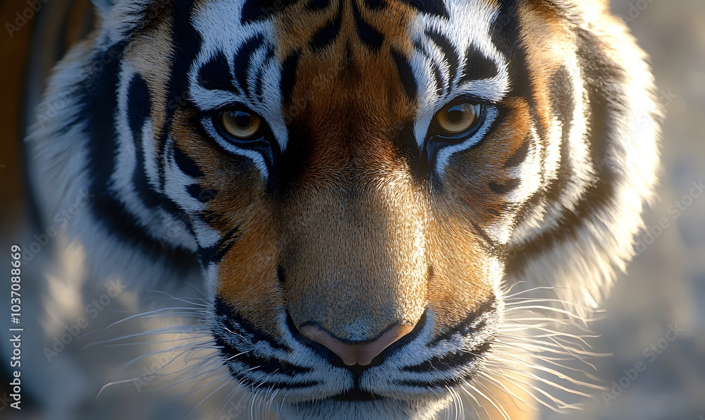 Obraz premium wild_tiger,generation AI