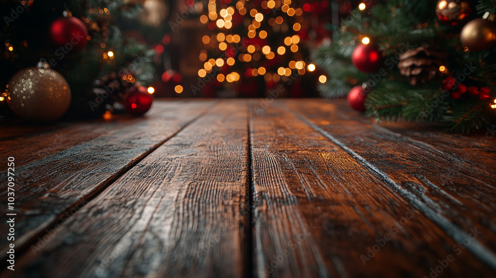 Dark wooden table closeup Dark wooden table closeup