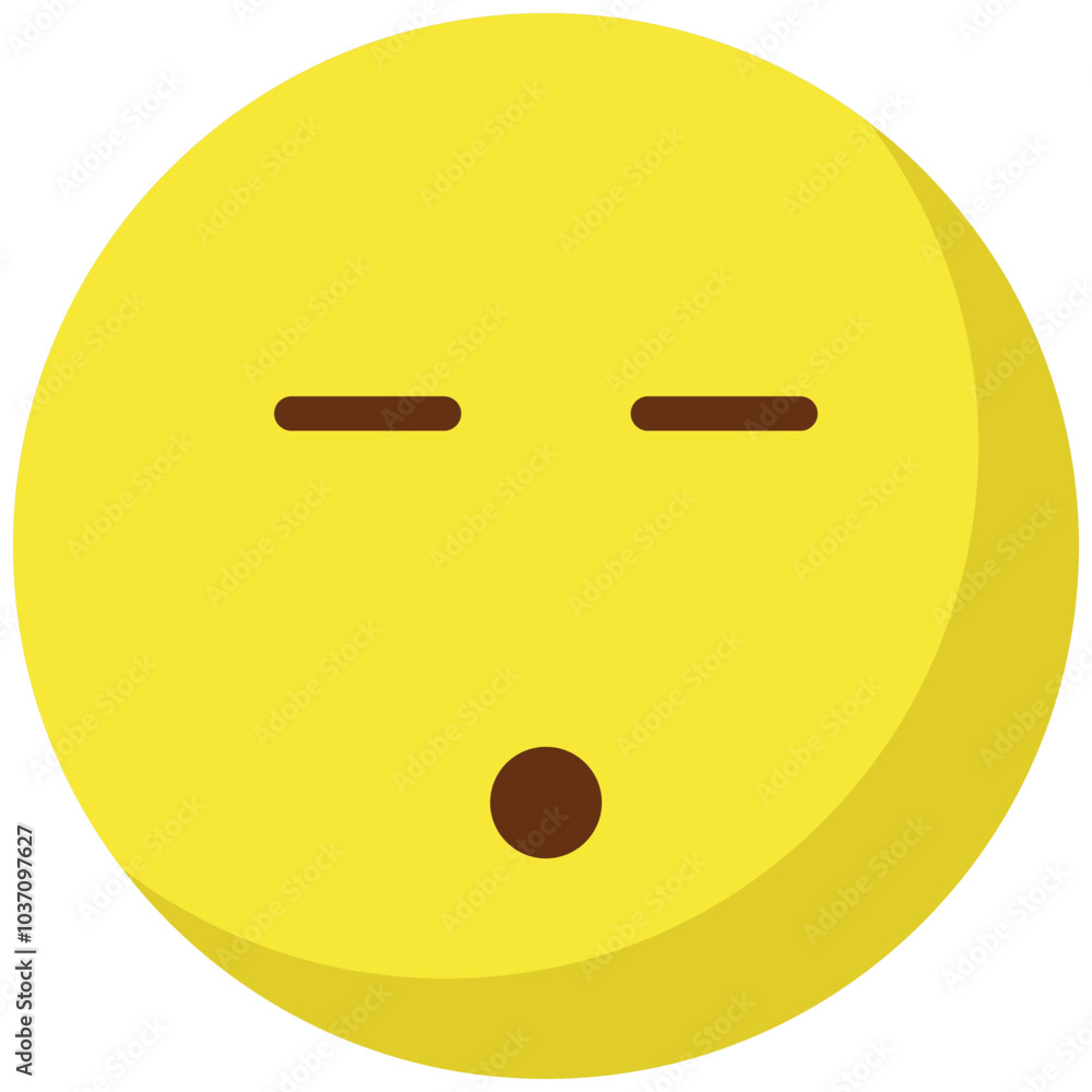 Fototapeta premium Emoticon Emoji vector icon with isolated background 