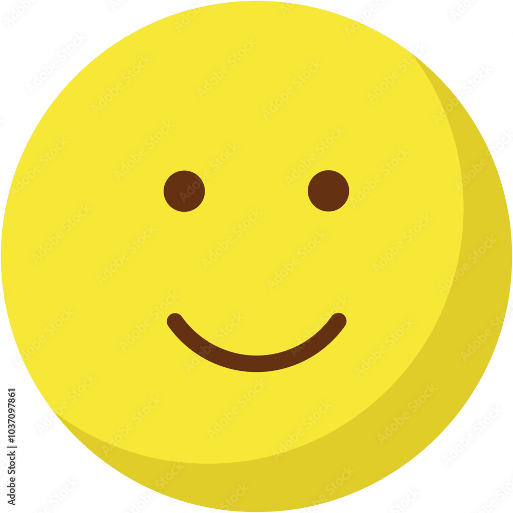 Fototapeta premium Emoticon Emoji vector icon with isolated background