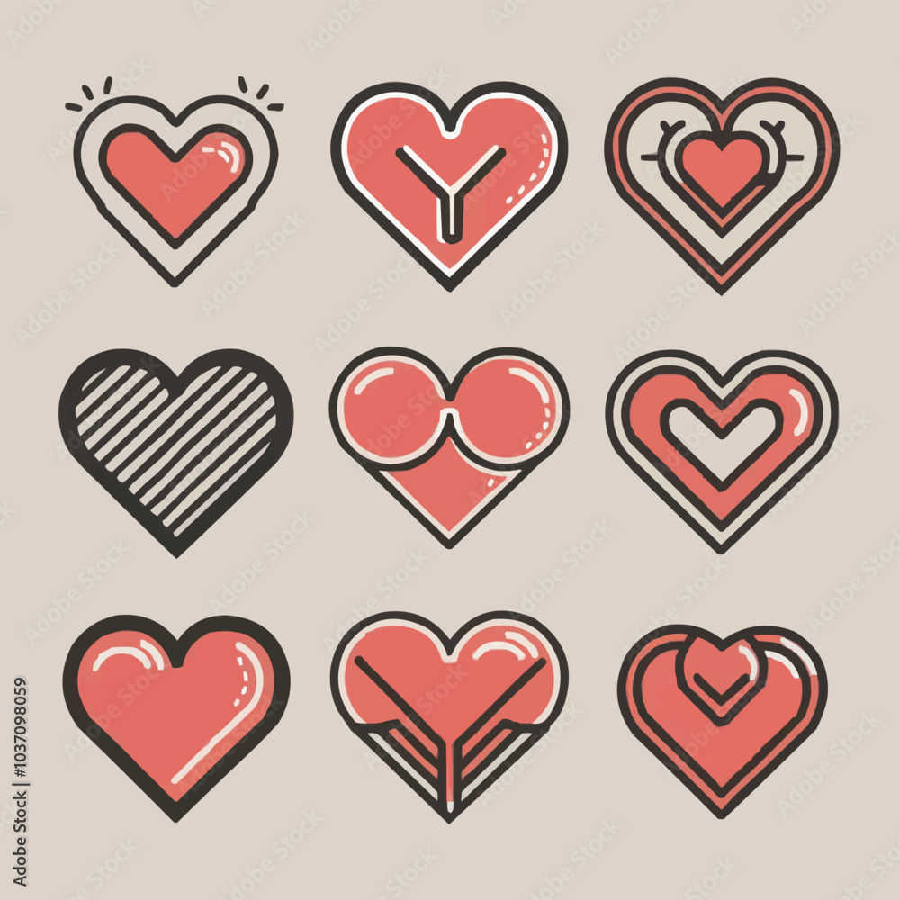 heart love heart love